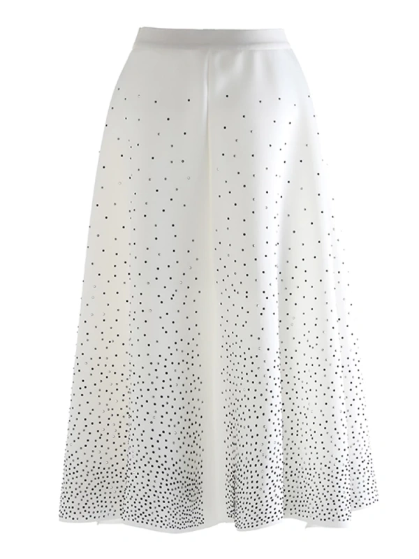 TWOTWINSTYLE Diamonds Folds Skirt