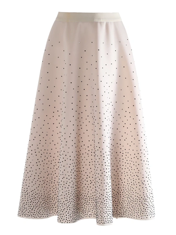 TWOTWINSTYLE Diamonds Folds Skirt