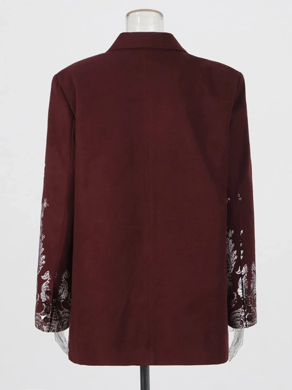 TWOTWINSTYLE Metallic printed jacket