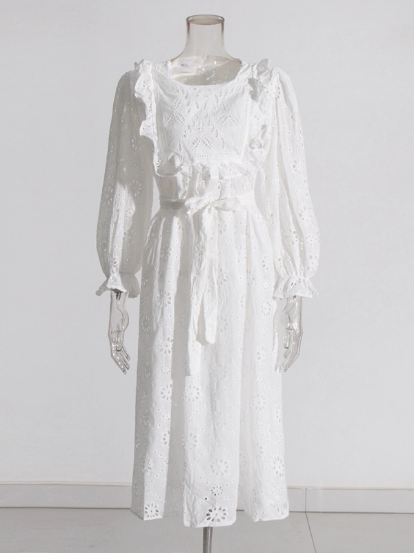 TWOTWINSTYLE Free Shipping Discont Dress White