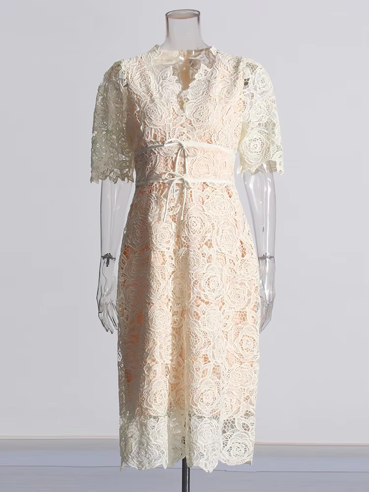 TWOTWINSTYLE Free Shipping Discont Dress White
