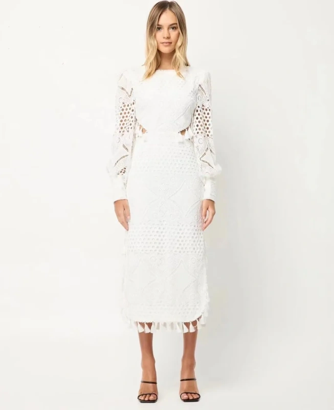 TWOTWINSTYLE Free Shipping Discont Dress White
