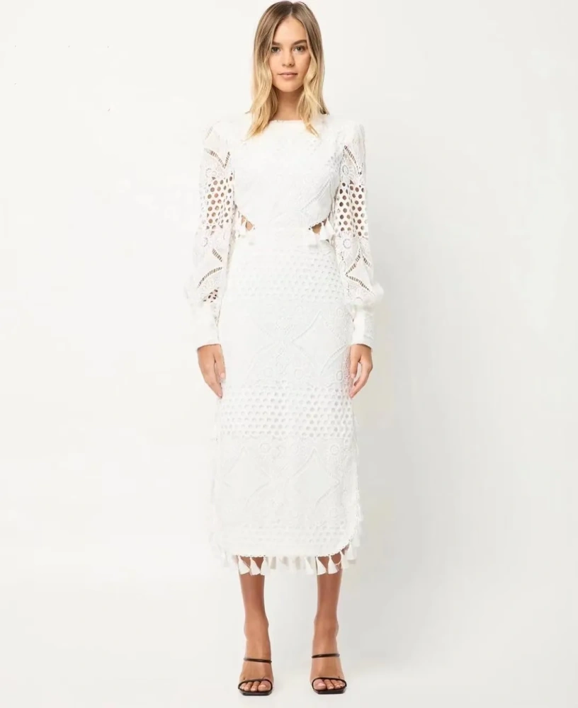 TWOTWINSTYLE Free Shipping Discont Dress White