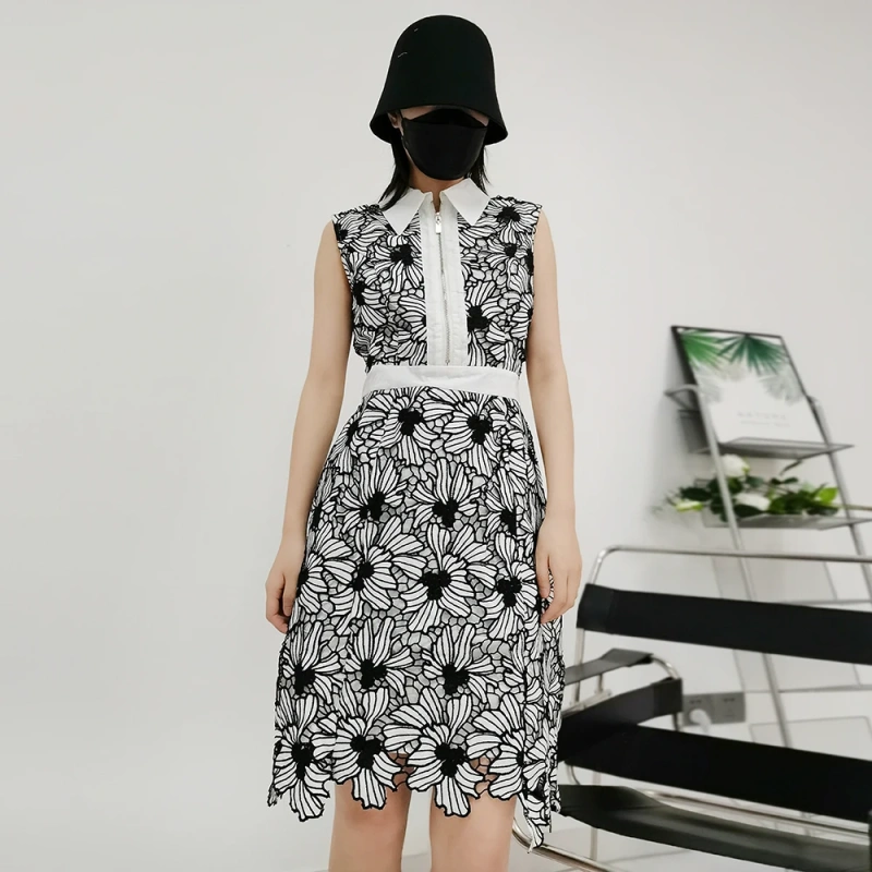 TWOTWINSTYLE Free Shipping Discont Dress Printed