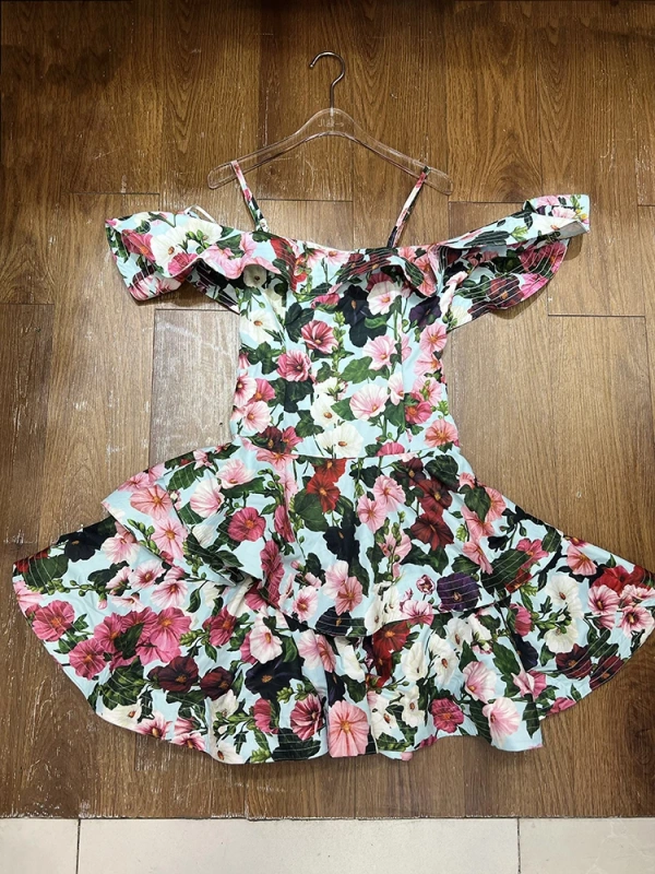 TWOTWINSTYLE Free Shipping Discont Dress Printed
