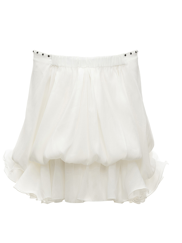 TWOTWINSTYLE Patchwork Lace Up Off Shoulder Mini Dress