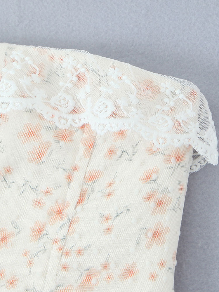 TWOTWINSTYLE Patchwork Lace Up Mini Dress