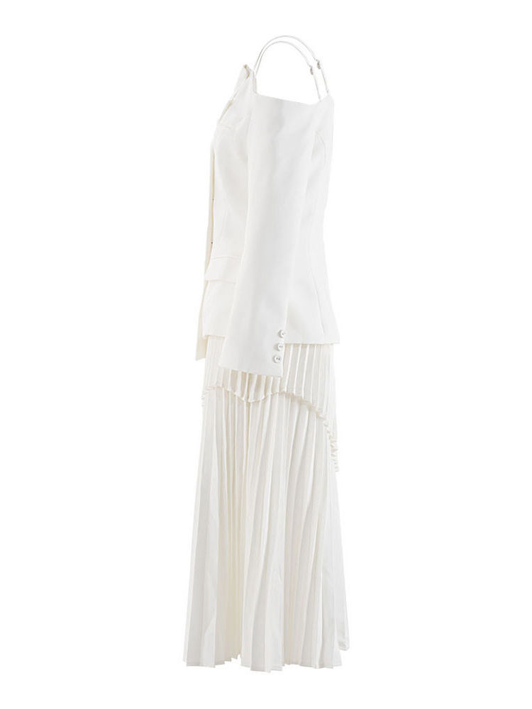 TWOTWINSTYLE Solid Off Shoulder Elegant Two piece Sets