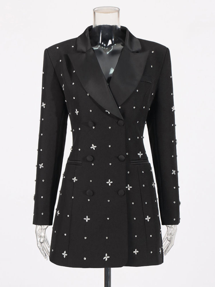 TWOTWINSTYLE Patchwork Diamonds MInimalist Blazers