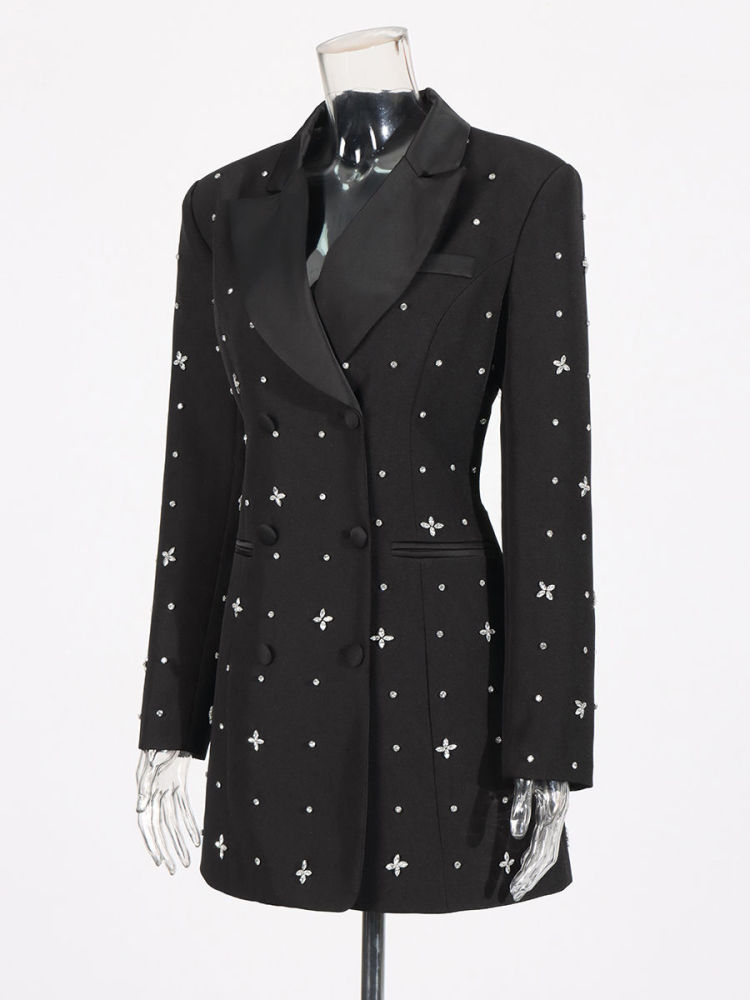 TWOTWINSTYLE Patchwork Diamonds MInimalist Blazers