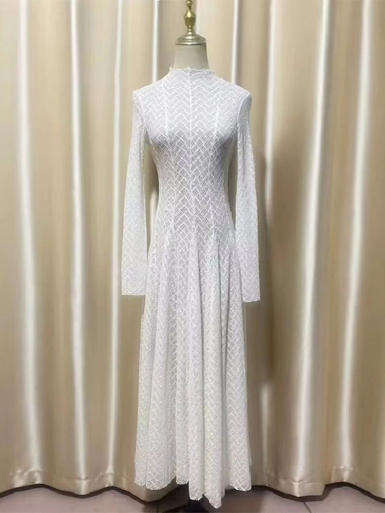 TWOTWINSTYLE Casual MInimalist Vintage Dress