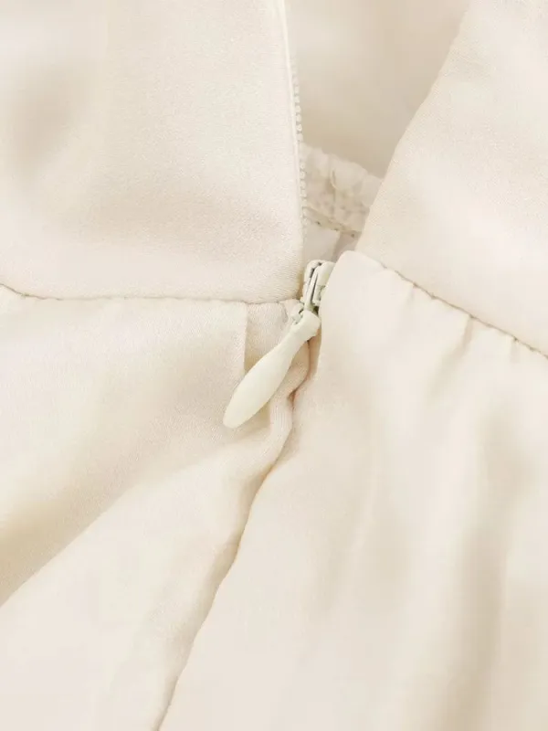 TWOTWINSTYLE V Neck Backless Solid Dresses