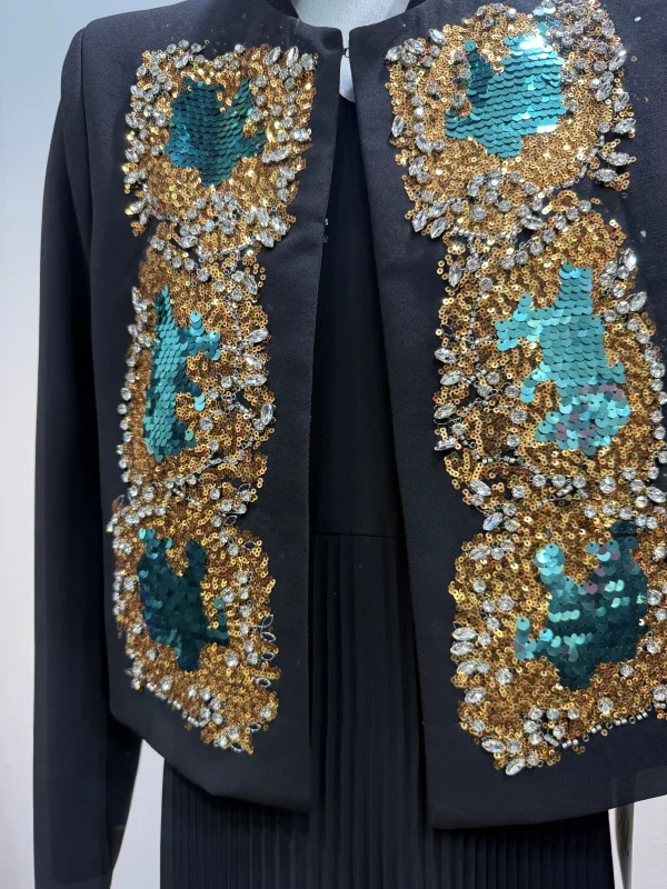 TWOTWINSTYLE Patchwork Diamonds Hit Colour Two Pieces Sets