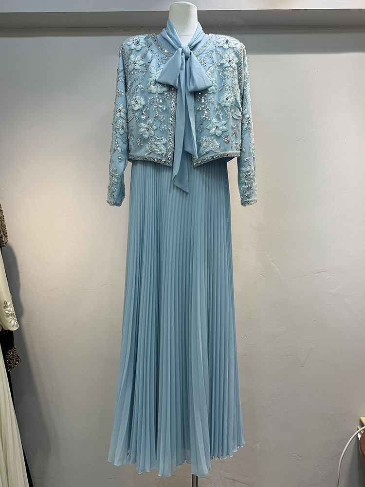 TWOTWINSTYLE Patchwork Sequin Loose Two Pieces Sets