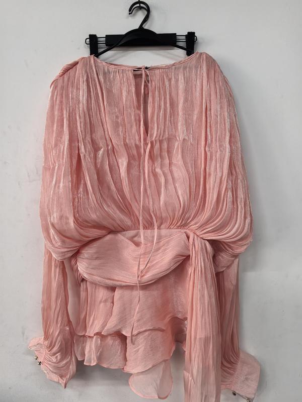 TWOTWINSTYLE  New Free Shipping  Long Sleeve Lace Up Ribon Mini Dress