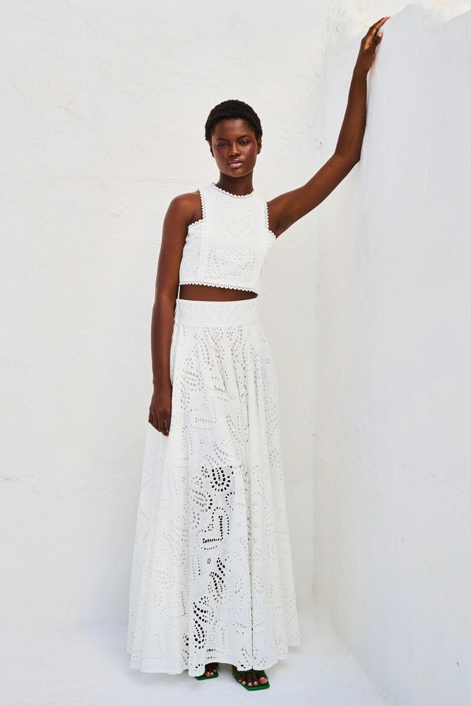 TWOTWINSTYLE Loose Hollow Out Two Piece Set