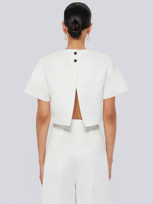 TWOTWINSTYLE Print Round Neck Short Sleeves Two Piece Set
