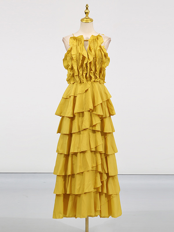 ワンピース Herlipto Destiny Ruffled Long Dress 2025年最新】destiny ruffled long dressの人気アイテム - メルカリ