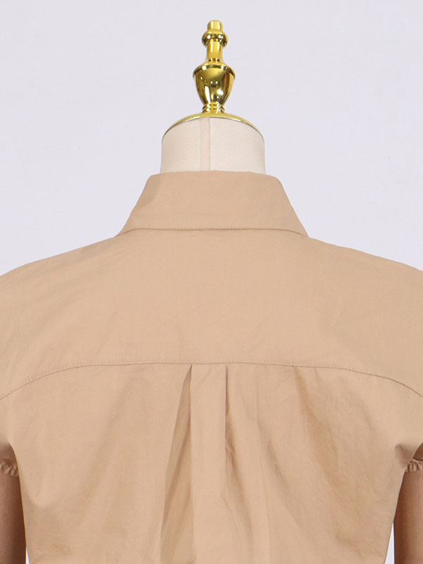 TWOTWINSTYLE Solid Elegant Hollow Out Two Piece Set