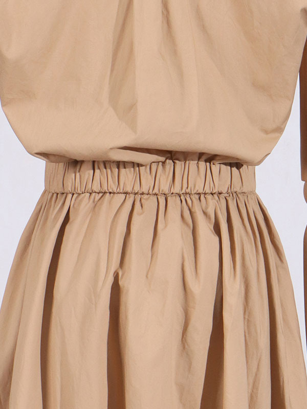 TWOTWINSTYLE Solid Elegant Hollow Out Two Piece Set