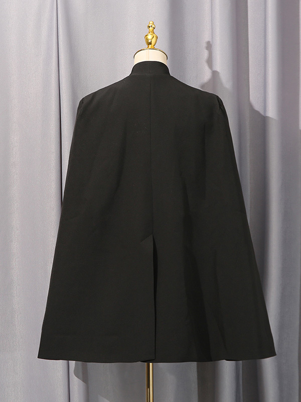 TWOTWINSTYLE Solid Chic Casual Minimalist Jacket