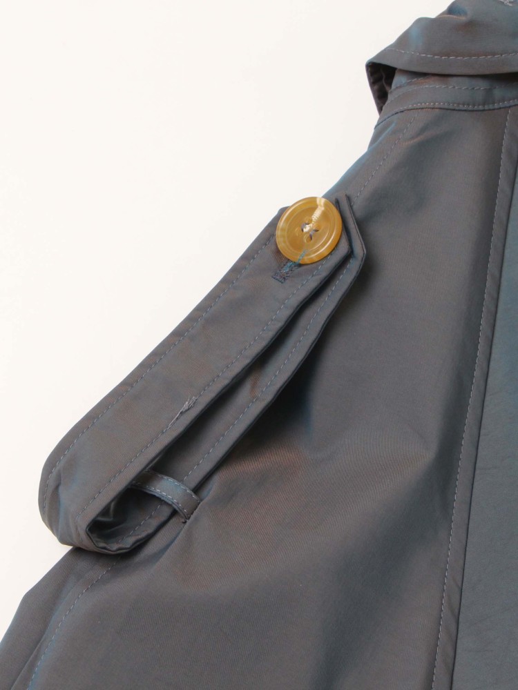 TWOTWINSTYLE Chic Patchwork Belt Lapel Jacket