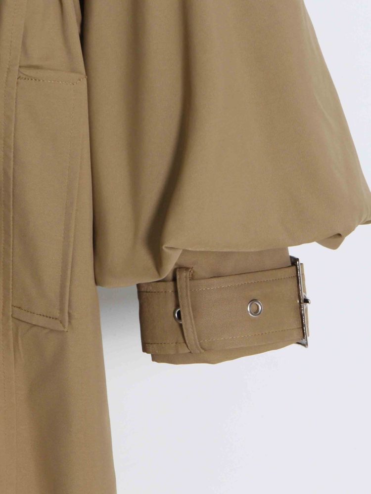 TWOTWINSTYLE Chic Solid Lapel V-neck Jacket
