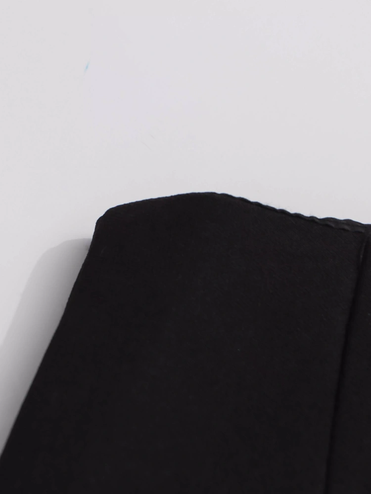 TWOTWINSTYLE Sleeveless Solid Stand Collar Short Dress
