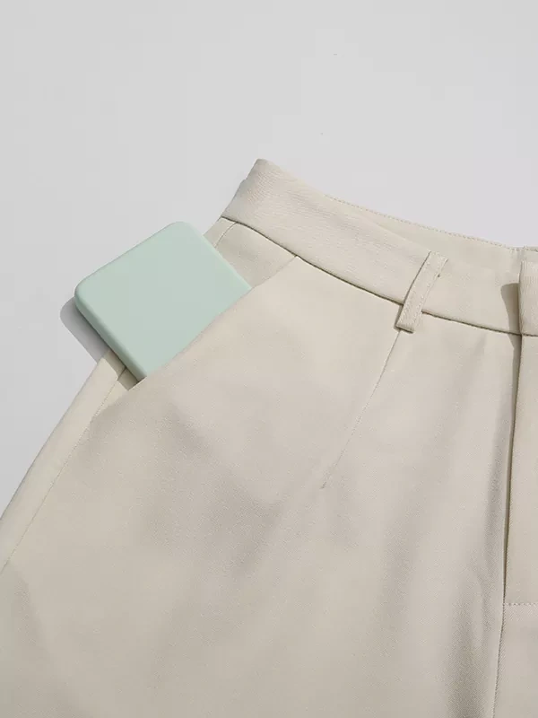 TWOTWINSTYLE Patchwork Buttons Solid Chic Two Piece Set