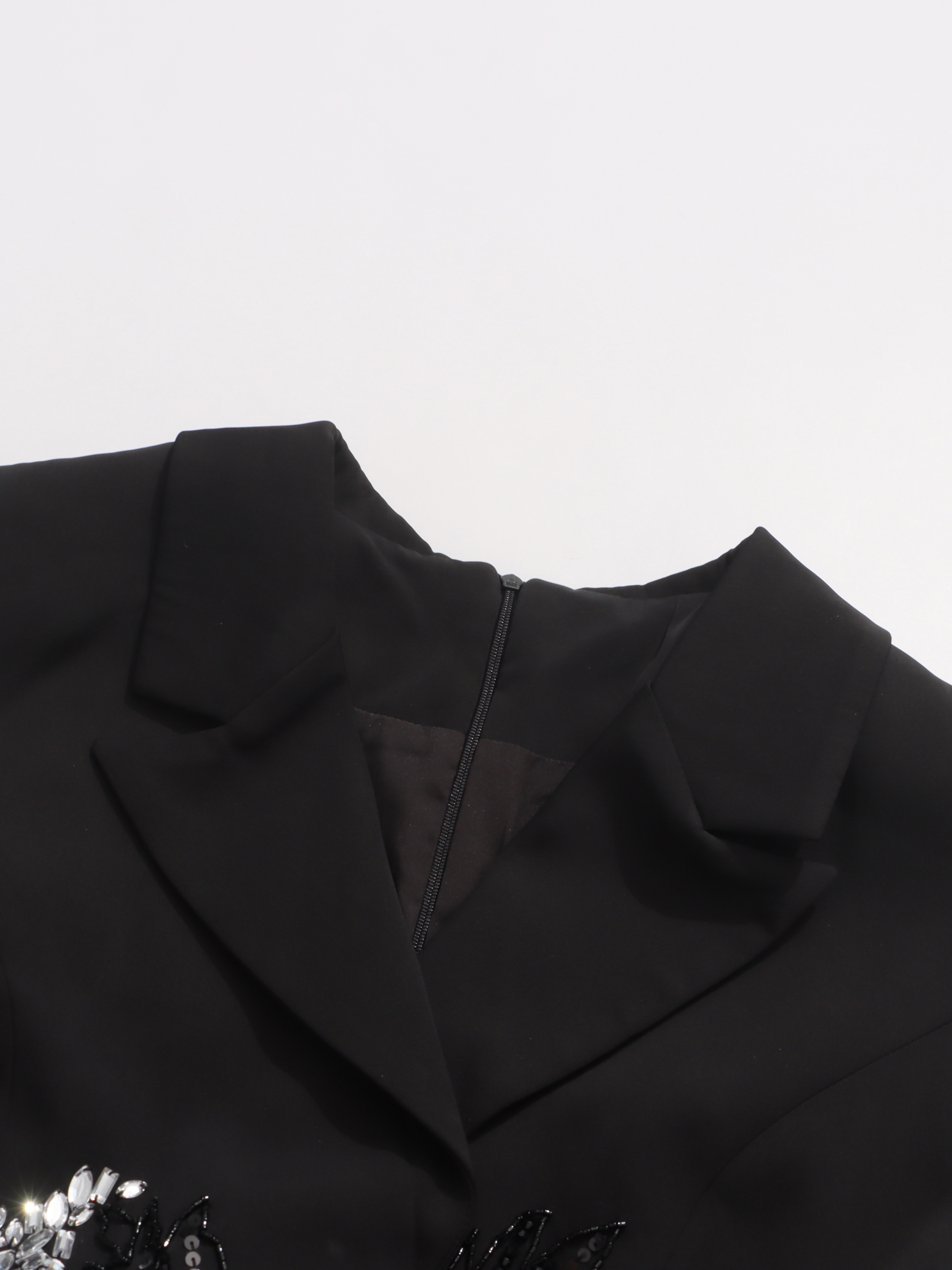 TWOTWINSTYLE  Long Sleeve Diamond Designer Temperament Jumpsuit
