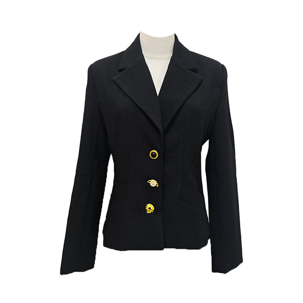 TWOTWINSTYLE Fashion Designer Lapel Drawstring Deep V-neck Blazer