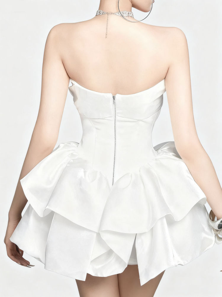 TWOTWINSTYLE Off Shoulder Patchwork Mesh Chic Mini Dress