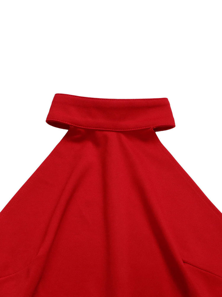 TWOTWINSTYLE Temperament Backless Irregular Two Piece Set
