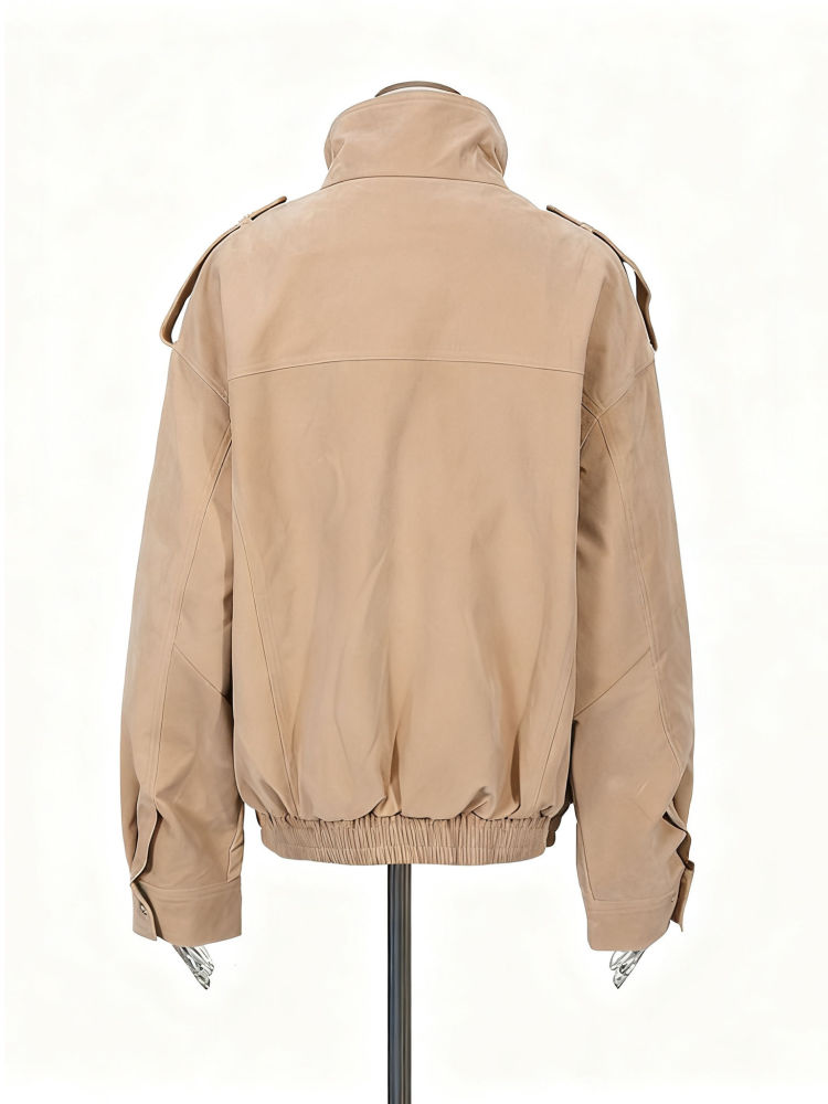 TWOTWINSTYLE Fashion Solid Loose Coat