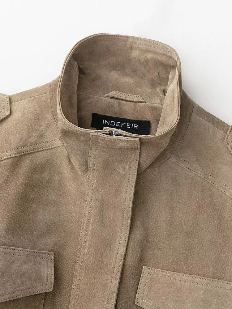 TWOTWINSTYLE Fashion Solid Loose Coat