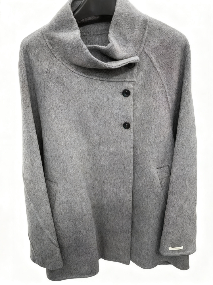 TWOTWINSTYL Temperament Spliced Strap Coat