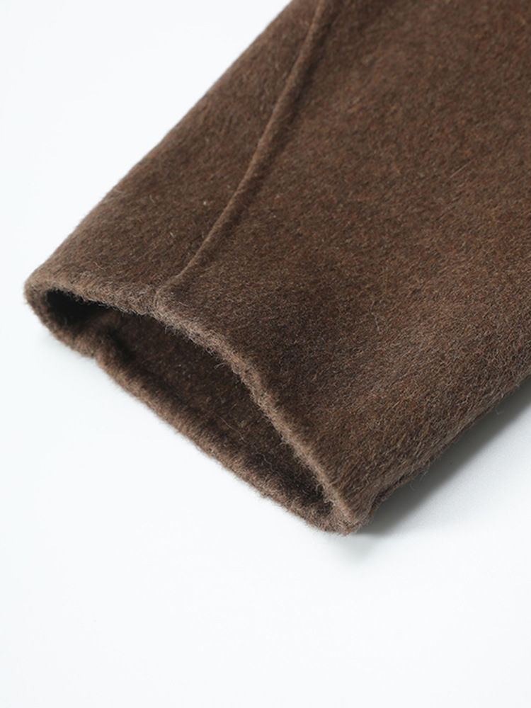TWOTWINSTYL Temperament Spliced Strap Coat