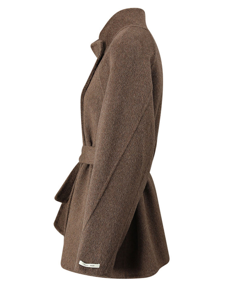 TWOTWINSTYL Temperament Spliced Strap Coat