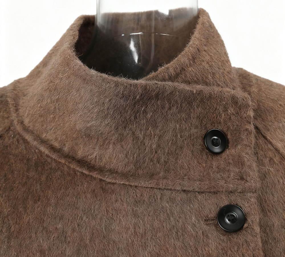 TWOTWINSTYL Temperament Spliced Strap Coat