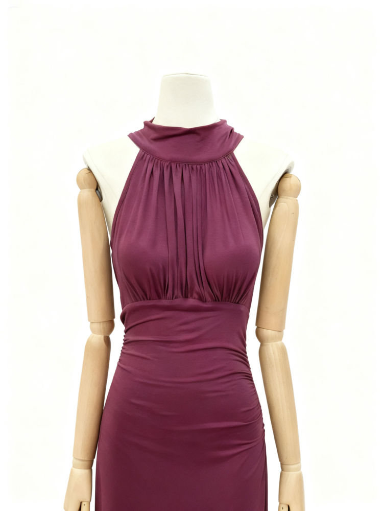 TWOTWINSTYLE High Waist Off Shoulder Elegant Midi Dress