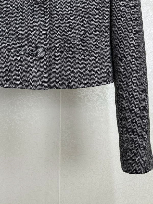 TWOTWINSTYLE Minimalist Lapel Spliced Belt Two Piece Set