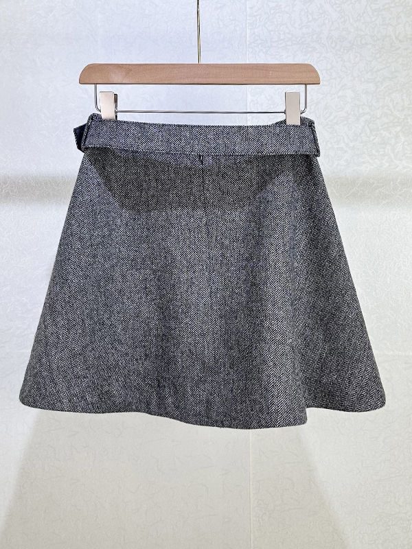 TWOTWINSTYLE Minimalist Lapel Spliced Belt Two Piece Set