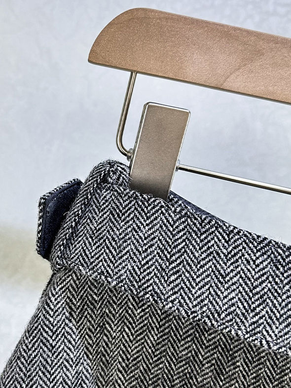 TWOTWINSTYLE Minimalist Lapel Spliced Belt Two Piece Set
