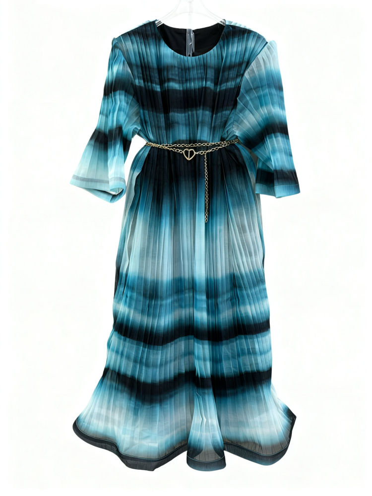 TWOTWINSTYLE Temperament Hit Color Dress