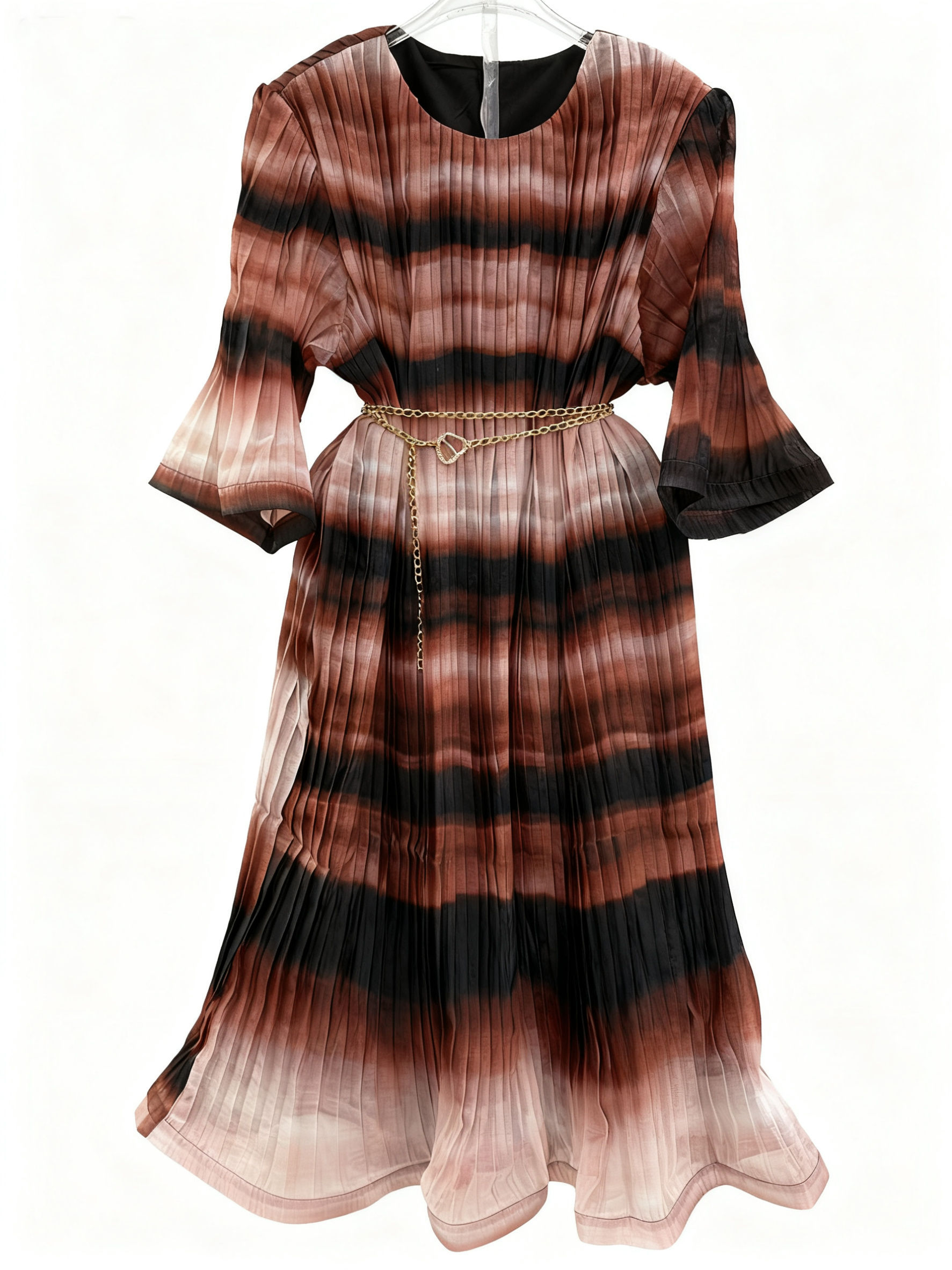 TWOTWINSTYLE Temperament Hit Color Dress