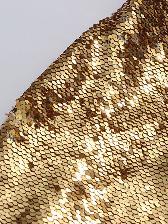 TWOTWINSTYLE Patchwork Sequins Slimming Skirt