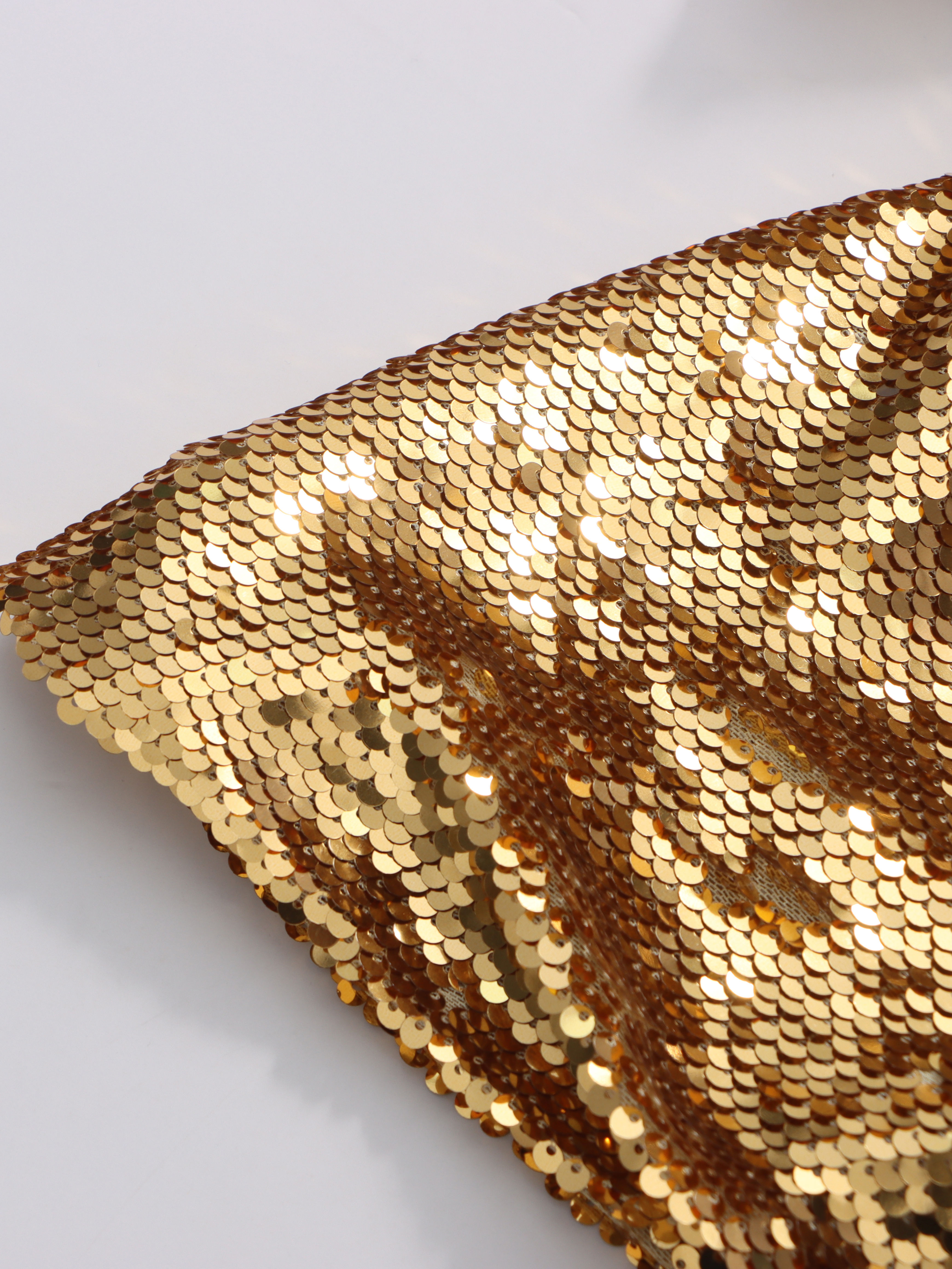 TWOTWINSTYLE Patchwork Sequins Slimming Skirt