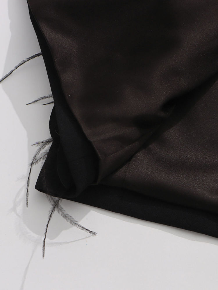 TWOTWINSTYLE Patchwork Sequins Temperament Blazers Coat