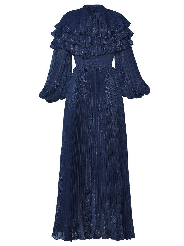 TWOTWINSTYLE High Waist Minimalist Pleated Dress