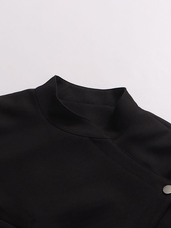 TWOTWINSTYLE Stand Collar Spliced Belt Coats
